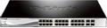 D-LINK netværksswitch, Layer 2, 10/100/1000Mbps, 24xRJ45, 4xSFP, PoE,