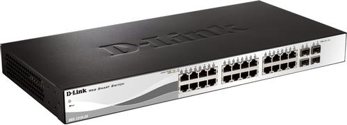 D-LINK 24x 10/ 100/ 1000 Base-T ports with 4 x 1000Base-T /SFP ports (DGS-1210-28/E)
