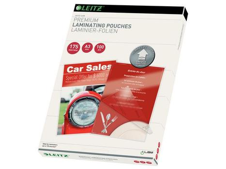 LEITZ Lamination pouch A3 UDT 175mic (74900000)