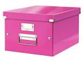 LEITZ Säilytyslaatikko Click & Store 141002 WOW A4 "M" pinkki, 6kpl/ltk