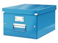 LEITZ Säilytyslaatikko Click & Store WOW A4 "M" sininen, 6kpl/ltk