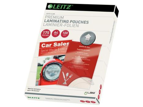 LEITZ Lamination pouch A4 UDT 175 mic. Box/100 (74830000)