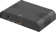 Deltaco HDMI-SCART2 - videokonverter - svart
