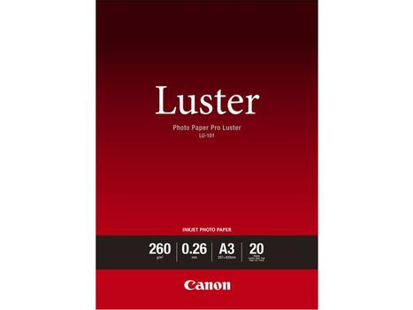 CANON LU-101 A3 20 SHEETS LUSTER PAPER SUPL (6211B007)