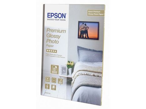 EPSON n Media, Media, Sheet paper, Premium Glossy Photo Paper, Office - Photo Paper, Home - Photo Paper, Photo, 10 x 15 cm, 100 mm x 150 mm, 255 g/m2, 40 Sheets, Singlepack (C13S042153)