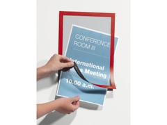 DURABLE Ramme DURAFRAME A4 magnet rød (2)