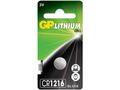 GP Lithium Cell Battery CR1216, 3V