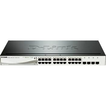 D-LINK 24 PoE 10/ 100/ 1000 Base-T port with 4 x 1000Base-T /SFP ports (DGS-1210-24P/E)