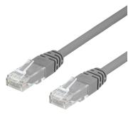 Deltaco UTP Cat.6 patchkabel 30m, grå