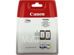 CANON PG-545/CL-546 MULTIPACK W/O SEC VALUE PACK BLACK M COLOUR CTDGS SUPL