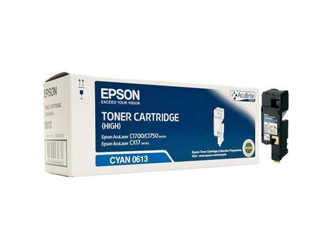EPSON n Toner, AcuBrite, Toner, 1 x Cyan, High, S050613, 1,400 Pages (C13S050613)