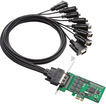 MOXA Seriel adapter PCIe x1 (cp-168EL-A)