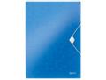 LEITZ 3-klap elastikmappe WOW PP A4 blå