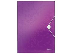 LEITZ Elastikmappe LEITZ WOW 3-kl A4 PP lil