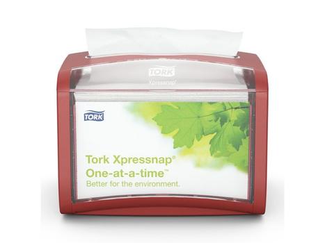 TORK Dispenser TORK Xpressnap Bord, rød N4 (272612)