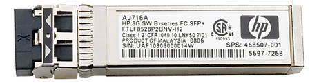 Hewlett Packard Enterprise HPE B-Series - SFP+ transceivermodul - 8 Gb-fiberkanal (SW) (AJ716B)