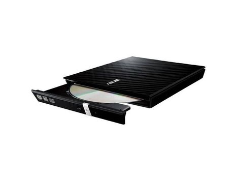 ASUS Portabel 8X DVD-brännare med M-DISC-stöd,  svart (90-DQ0435-UA221KZ)