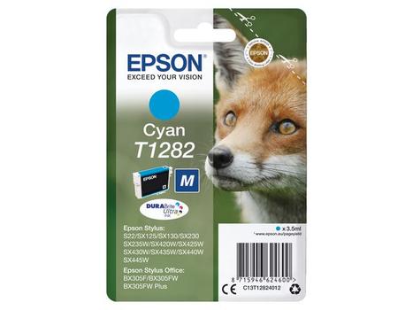 EPSON Ink/T1282 Fox 3.5ml CY SEC (C13T12824022)