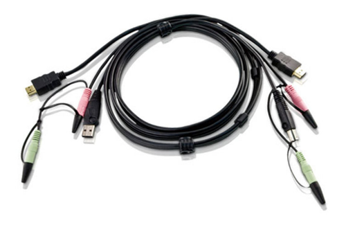 ATEN KVM cable 2L-7D02UH HDMI - USB - Audio, 1,8m (2L-7D02UH)