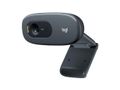 LOGITECH C270 HD USB Webcam Refresh - Black