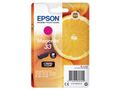 EPSON n Ink Cartridges, Claria" Premium Ink, 33, Oranges, Singlepack, 1 x 4.5 ml Magenta, Standard, RF+AM