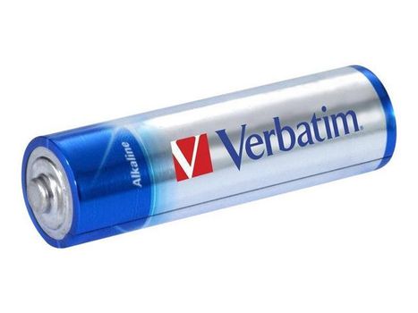 VERBATIM PACK 4 PILES AA LR06 ALKALINE BATT (49921)