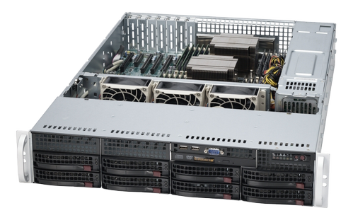 SUPERMICRO 2U BARE 2XPHI C621 8X3.5HS 1000WR 2TB SATA3 2XGBE 4PCIE IN (SYS-6029P-TR)