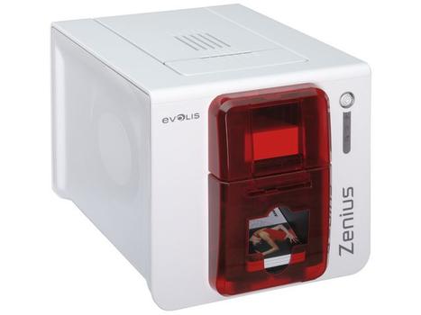 EVOLIS Zenius Classic, single sided, 12 dots/mm (300 dpi), USB, red (ZN1U0000RS)