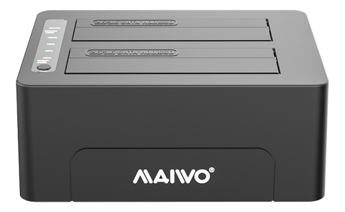 DELTACO 2bay USB3.1 Gen2 HDD docking Interface: USB C to SATAx2 (K3082C)