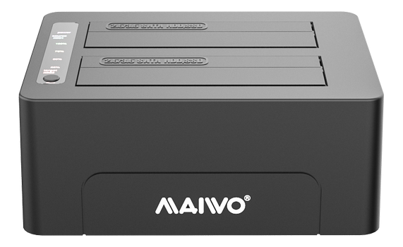 DELTACO 2bay USB3.1 Gen2 HDD docking Interface: USB C to SATAx2 (K3082C)