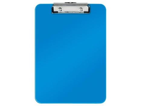 LEITZ Clipboard WOW A4 Uden forside Polystyrol Blå (39710036*10)