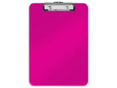 LEITZ Clipboard WOW A4 Uden forside Polystyrol Pink
