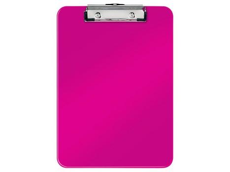 LEITZ Clipboard WOW A4 Uden forside Polystyrol Pink (39710023*10)