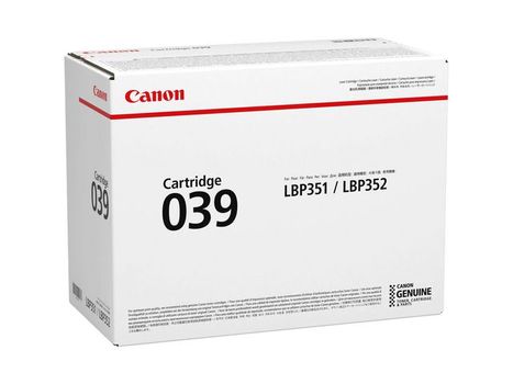 CANON n 039 - Black - original - toner cartridge - for imageCLASS LBP351dn, LBP351x, LBP352dn, LBP352x, i-SENSYS LBP351x, LBP352x, Satera LBP351i (0287C001)