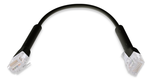 UBIQUITI UniFi Ethernet Patch Cable Bendable booted RJ45 Black (U-Cable-Patch-RJ45-BK)