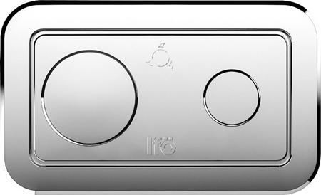 IFÖ Blank forkromet trykknap til Spira/ Spira Art toilet (Z97251)