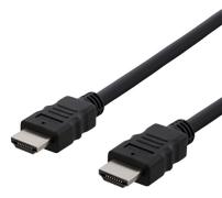 DELTACO HDMI cable 1m, HDMI High Speed w/Ethernet, CCS, 1,0