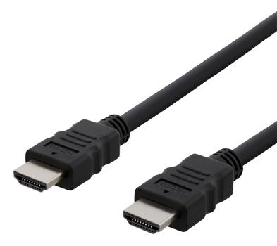DELTACO HDMI kabel - 1m - Sort (HDMI-910)