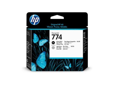 HP 774 Photo Black/ Light Gray Printhead (P2W00A)