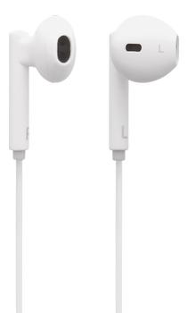 STREETZ in-ear Lightning headset, MFi, volume control, remote, white (HL-390)