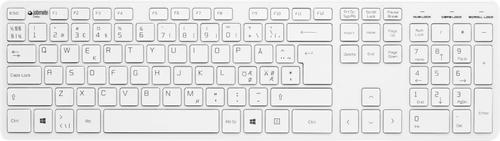 jobmate by Matting Slim keyboard Silver/ White (508103)