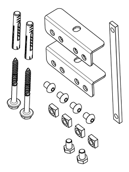VOGELS PFA 9126 PFB 34xx Bracket kit - qty 1 (7291260)