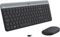 LOGITECH Slim Wireless Keyboard and Mouse Combo MK470 - GRAPHITE - PAN - NORDIC