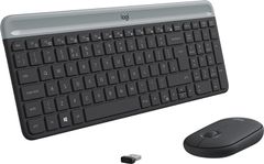 LOGITECH Slim Wireless Keyboard and Mouse Combo MK470 - GRAPHITE - PAN - NORDIC