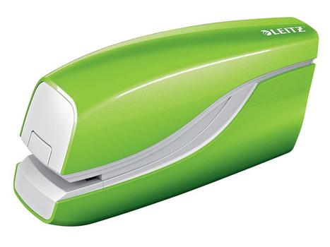 LEITZ NeXXt WOW Elektrische nietmachine 5566 Halve strip 10 Vellen Groen E1 Kunststof,  Metaal (55661054)