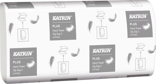 KATRIN Håndklæde KATRIN Plus ZZ 2L 4000/pk (45198)