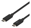DELTACO USB-C - USB-C cable, 5Gbit/s, 5A, 2M, black