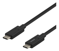 DELTACO USB-C - USB-C cable, 5Gbit/s, 5A, 2M, black (USBC-1503M)