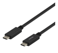 DELTACO USB-C-kaapeli, 5Gbit/s, 5A, 1m, musta