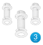 UBIQUITI FlexHD Ceiling Mount 3-Pack